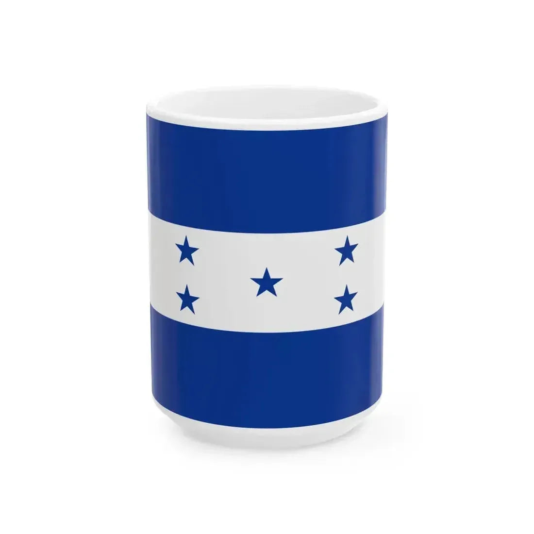 Flag of Honduras 1949-2022 (Honduras) White Coffee Mug 15oz - Go Mug Yourself