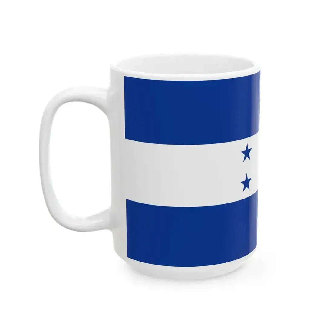Flag of Honduras 1949-2022 (Honduras) White Coffee Mug - Go Mug Yourself