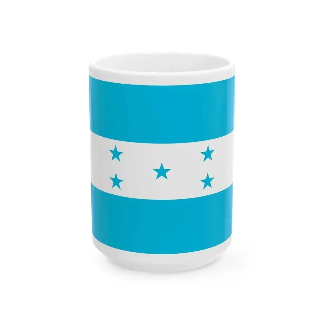 Flag of Honduras 3-2 (Honduras) White Coffee Mug 15oz - Go Mug Yourself