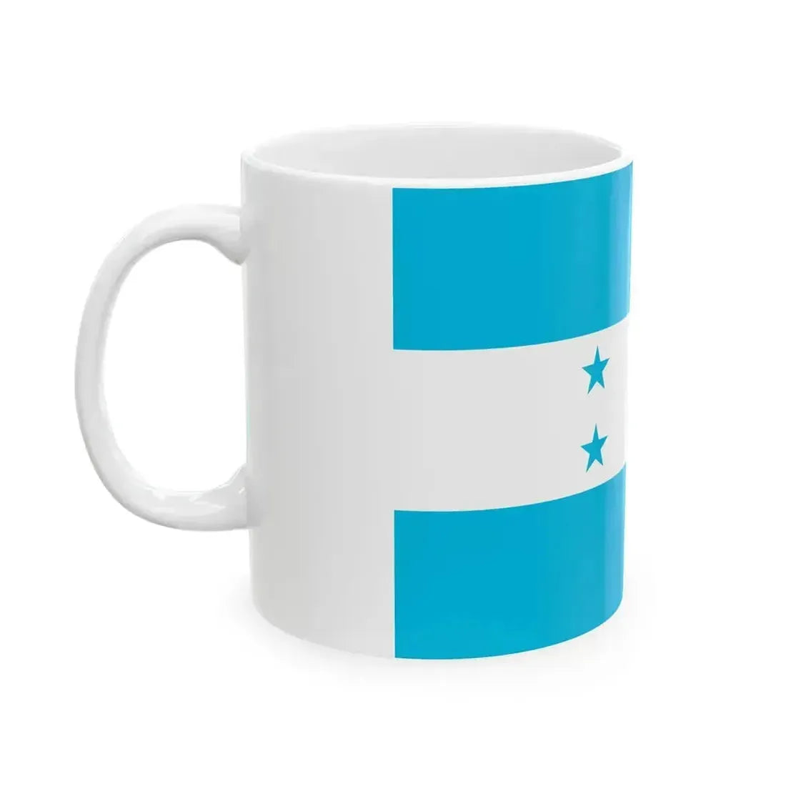 Flag of Honduras 3-2 (Honduras) White Coffee Mug - Go Mug Yourself