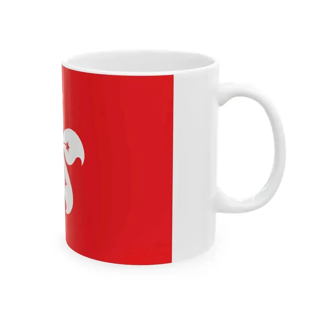 Flag of Hong Kong 1990 (China) White Coffee Mug - Go Mug Yourself