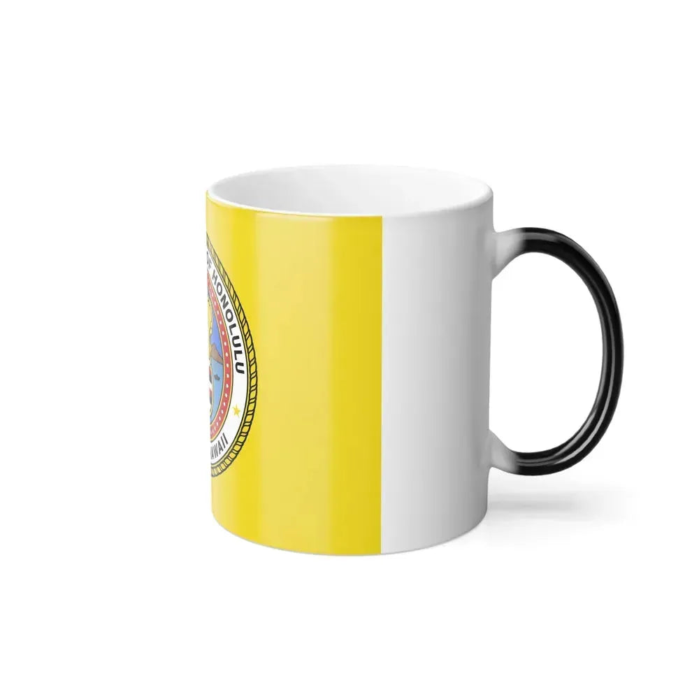 Flag of Honolulu, Hawaii - Color Changing Coffee Mug - Go Mug Yourself