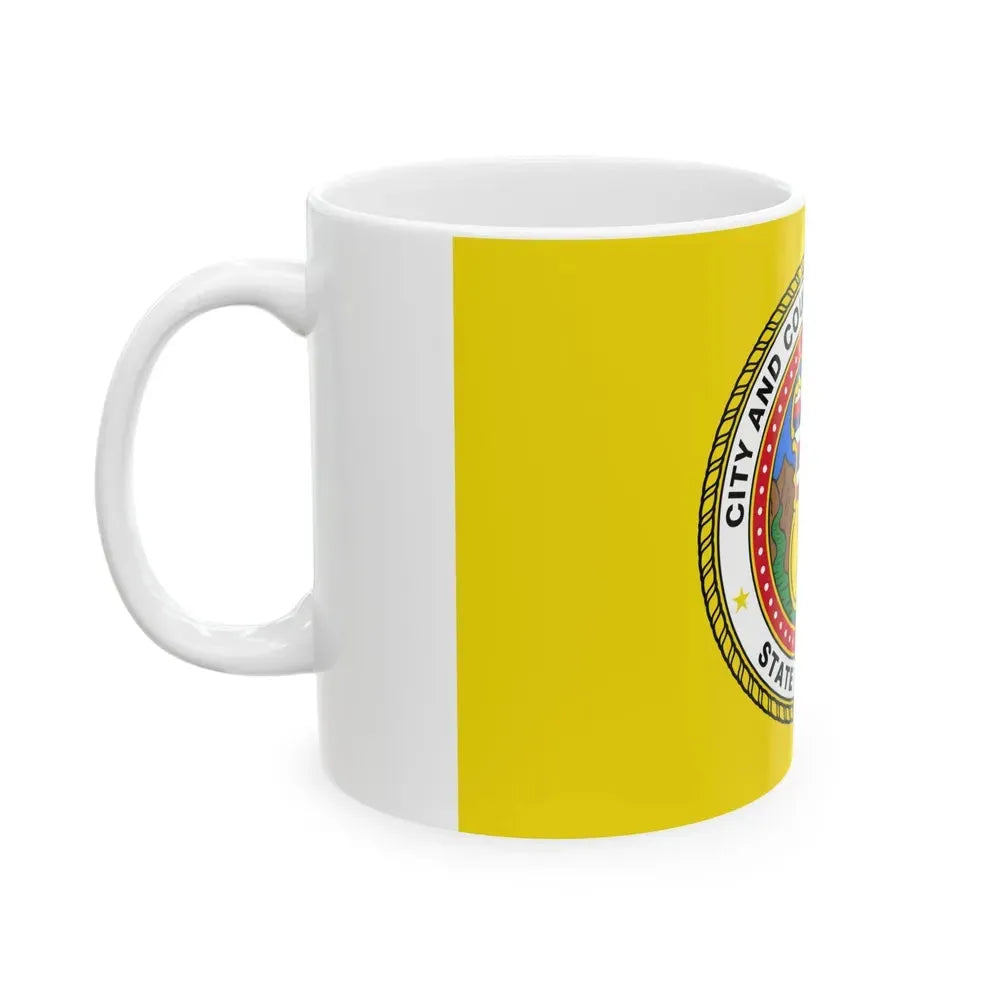 Flag of Honolulu Hawaii (United States) White Coffee Mug - Go Mug Yourself