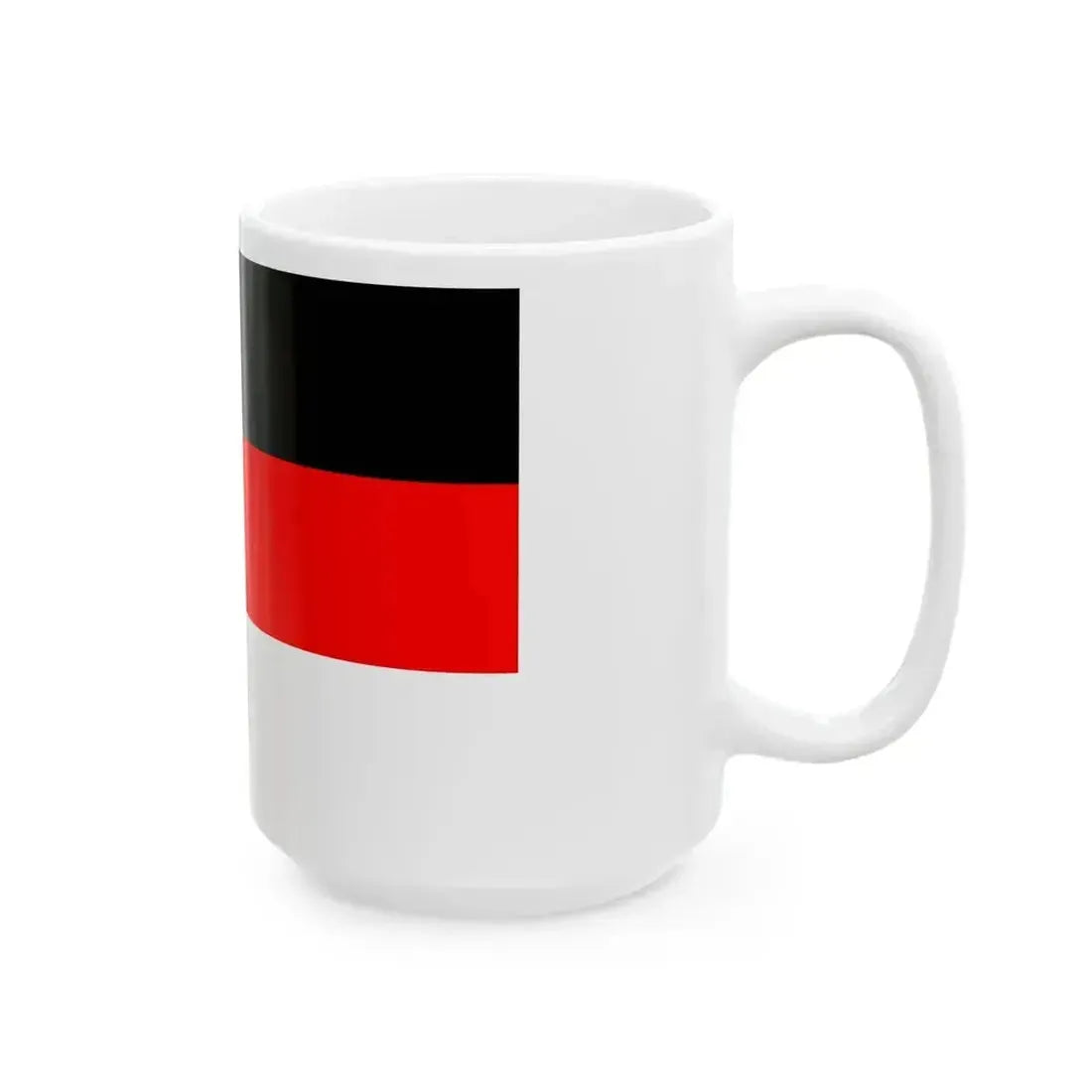 Flag of Horni Pocernice (Czech Republic) White Coffee Mug - Go Mug Yourself
