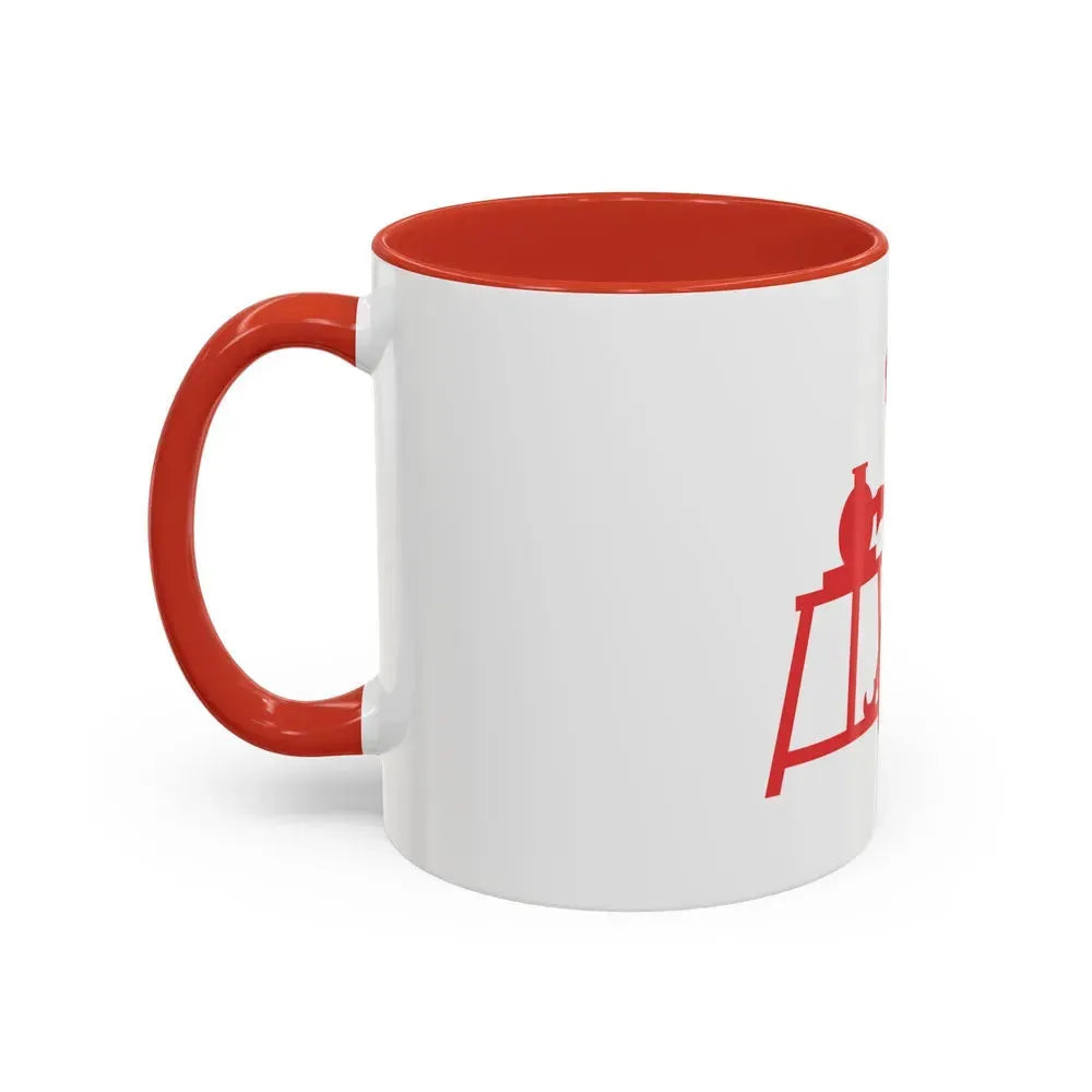 Flag of Horningsea UK - Accent Coffee Mug - Go Mug Yourself