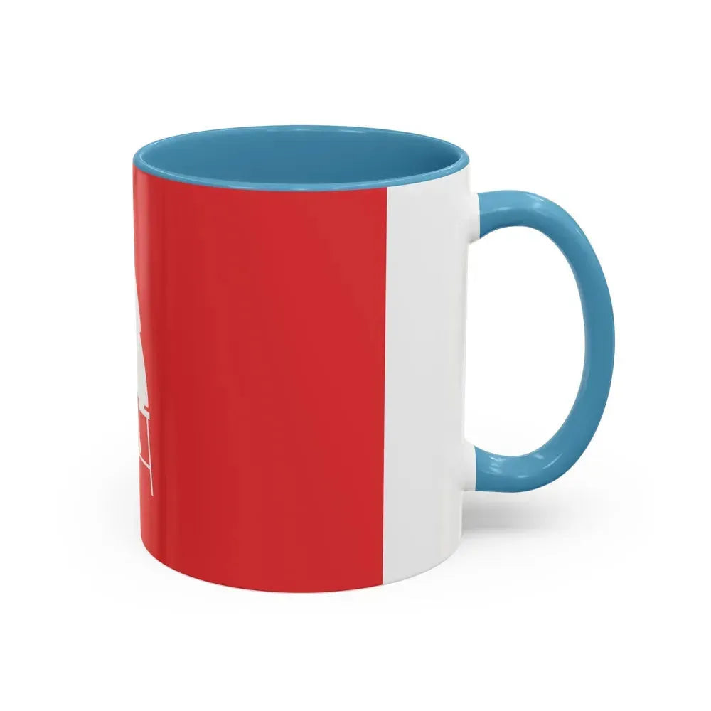 Flag of Horningsea UK - Accent Coffee Mug - Go Mug Yourself