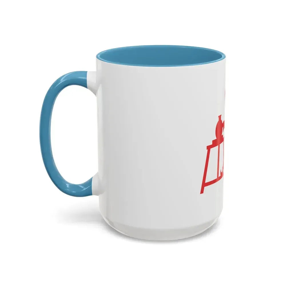 Flag of Horningsea UK - Accent Coffee Mug - Go Mug Yourself