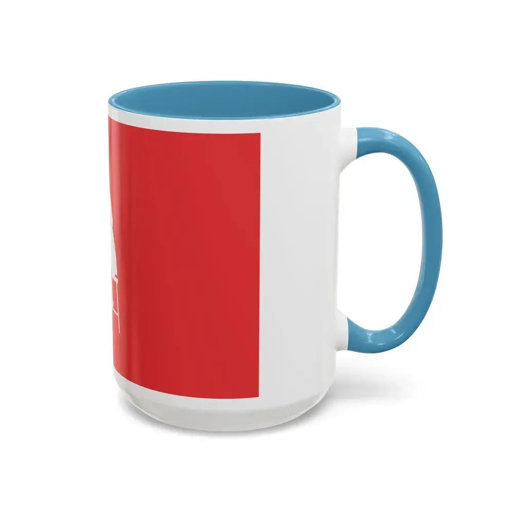 Flag of Horningsea UK - Accent Coffee Mug - Go Mug Yourself
