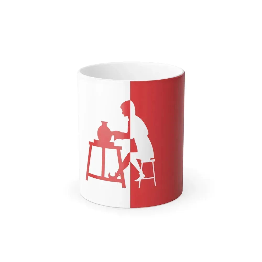 Flag of Horningsea UK - Color Changing Coffee Mug 11oz - Go Mug Yourself