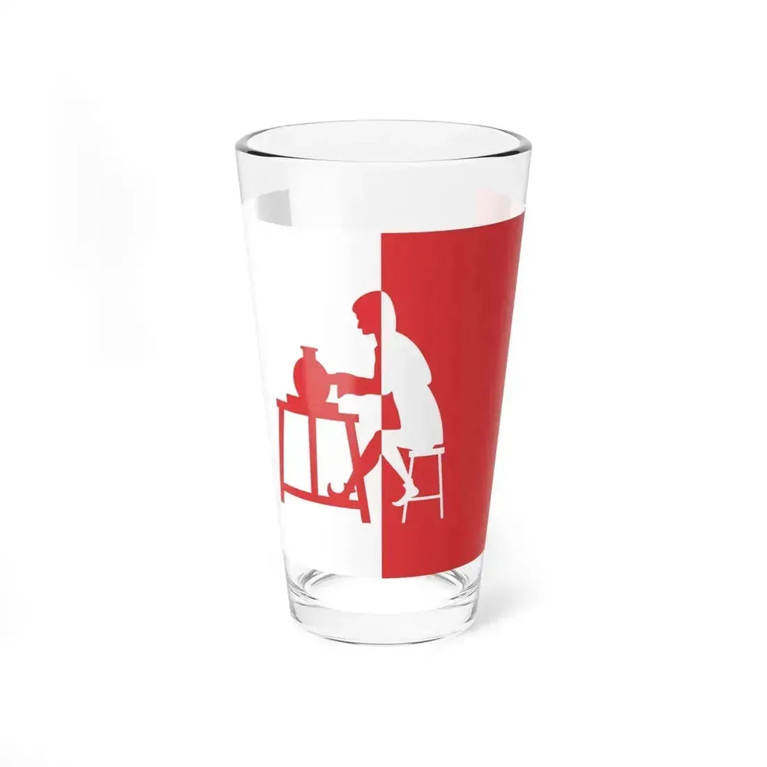 Flag of Horningsea UK - Pint Glass 16oz 16oz - Go Mug Yourself