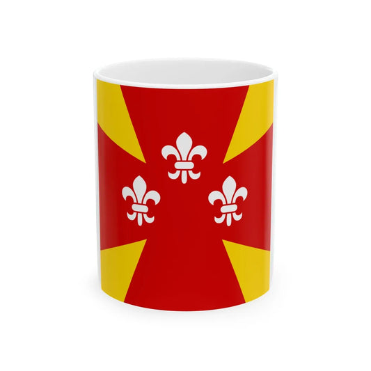 Flag of Hoshcha (Ukraine) White Coffee Mug 11oz - Go Mug Yourself
