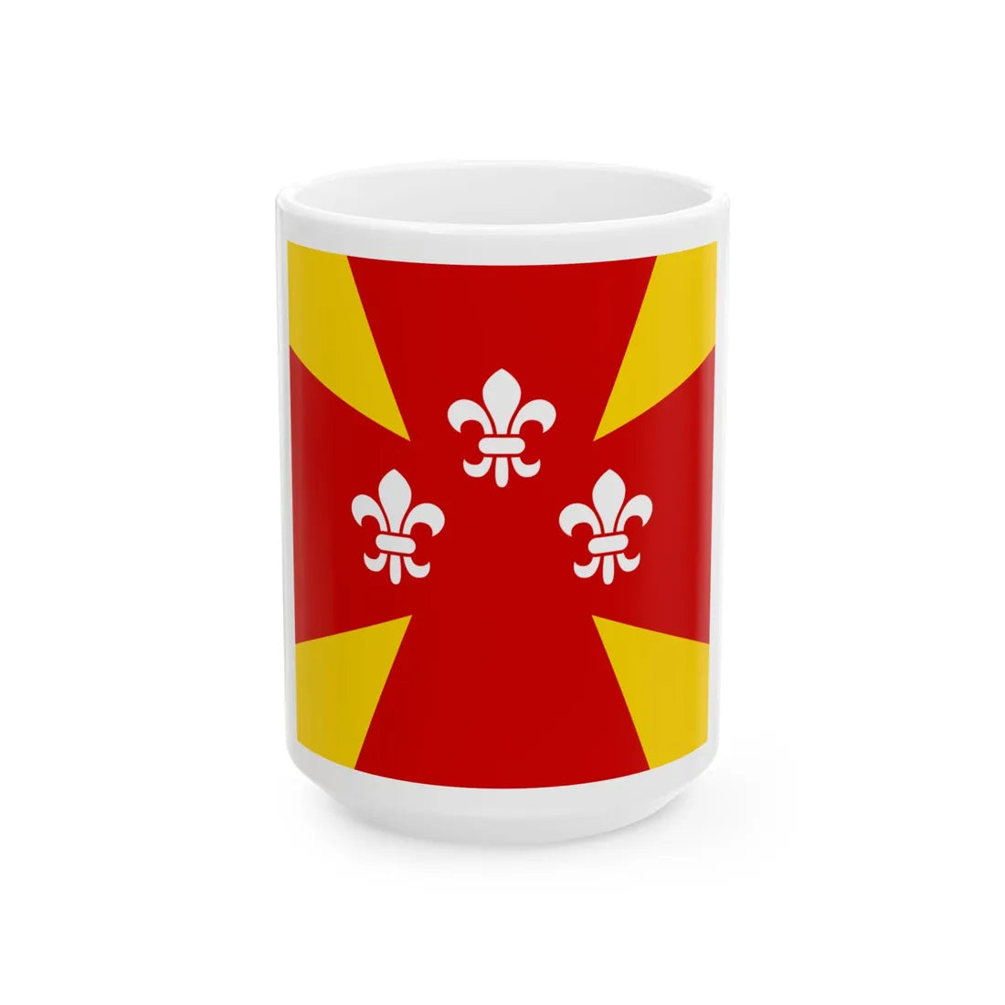 Flag of Hoshcha (Ukraine) White Coffee Mug 15oz - Go Mug Yourself