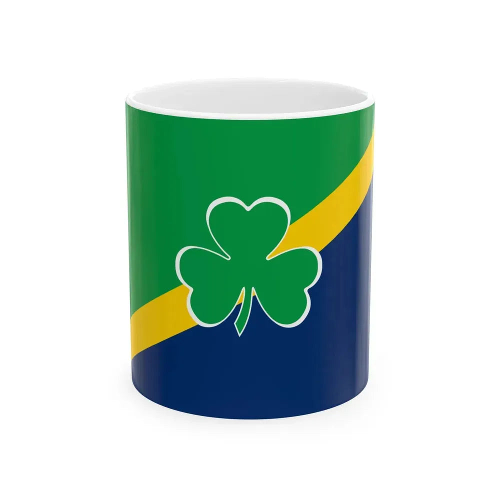 Flag of Houston County Tennessee (United States) White Coffee Mug 11oz - Go Mug Yourself