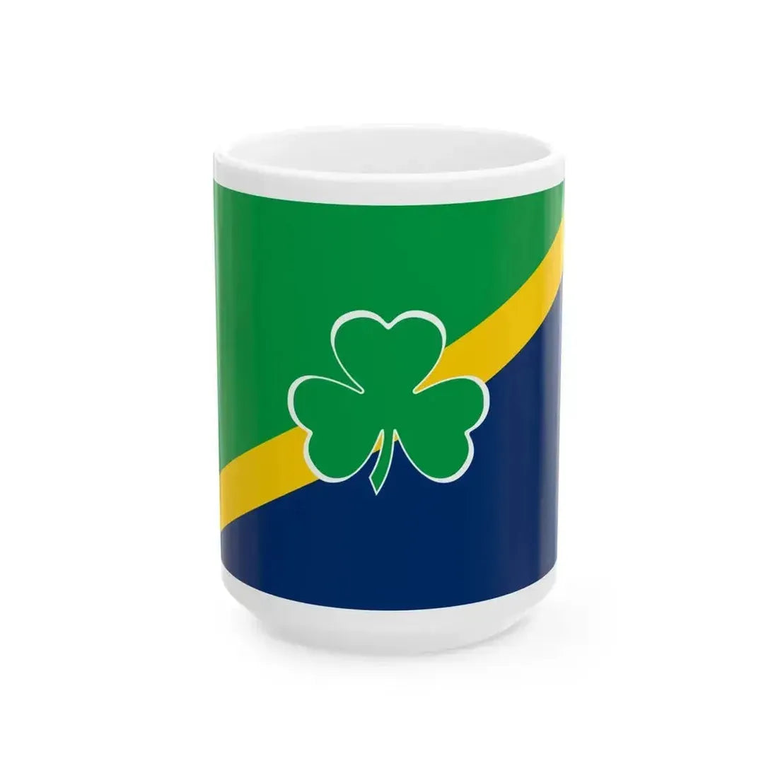 Flag of Houston County Tennessee (United States) White Coffee Mug 15oz - Go Mug Yourself