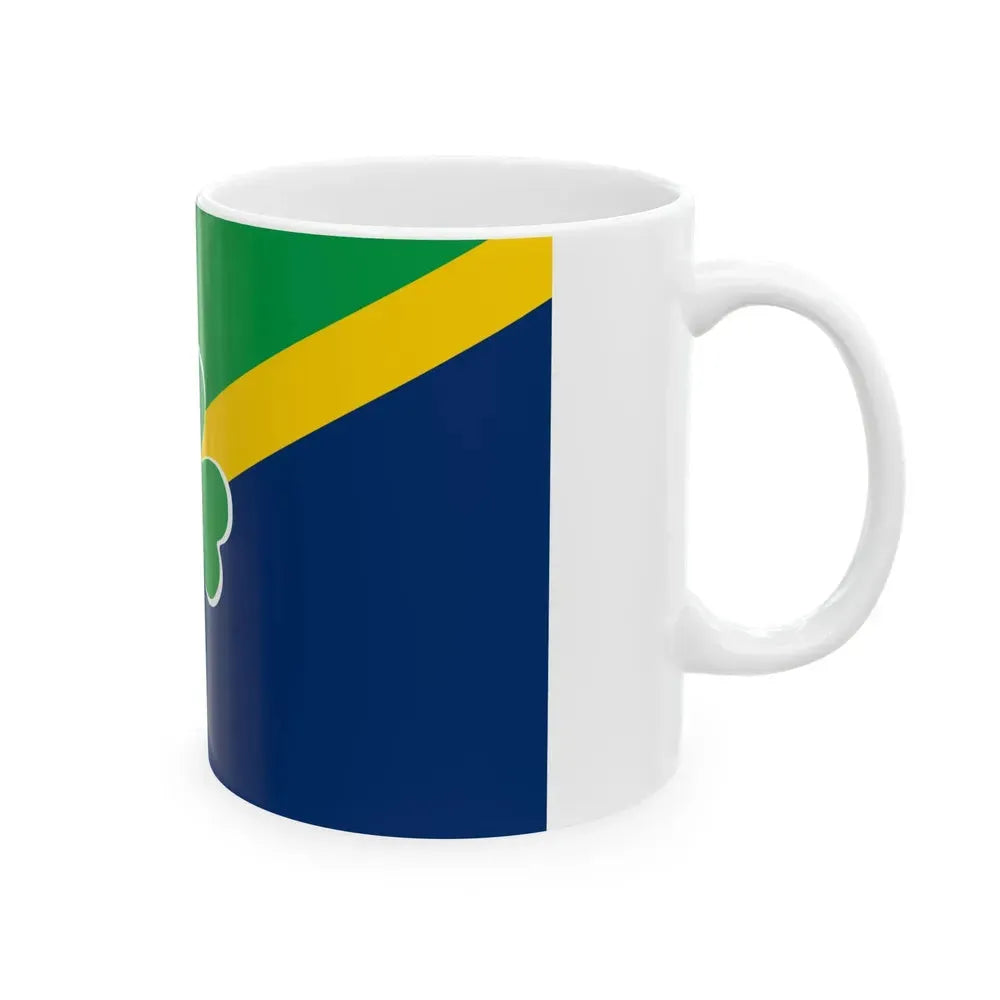 Flag of Houston County Tennessee (United States) White Coffee Mug - Go Mug Yourself