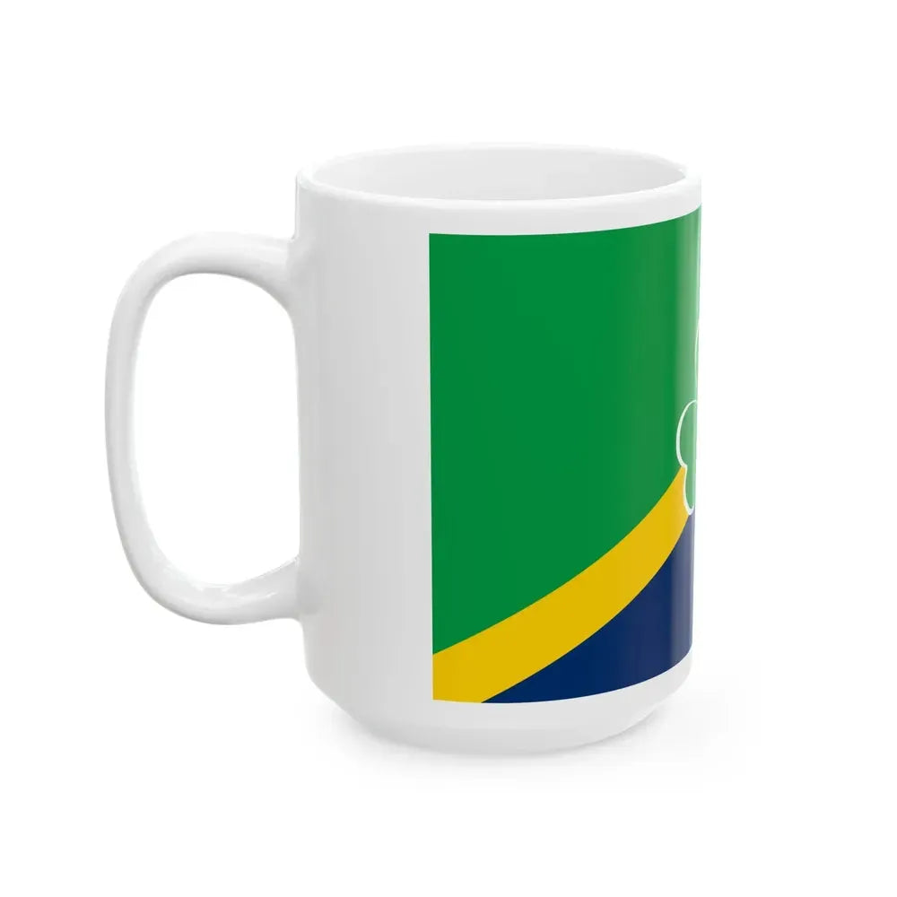 Flag of Houston County Tennessee (United States) White Coffee Mug - Go Mug Yourself