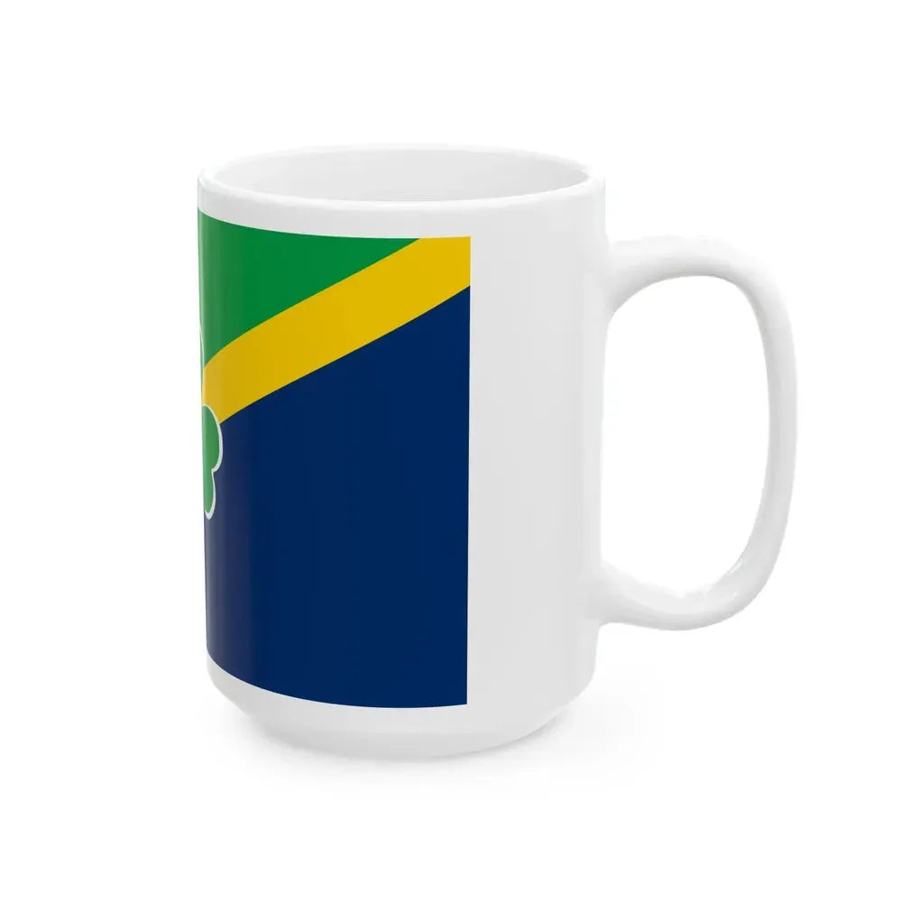Flag of Houston County Tennessee (United States) White Coffee Mug - Go Mug Yourself