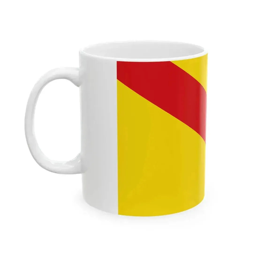 Flag of Hove (Belgium) White Coffee Mug - Go Mug Yourself