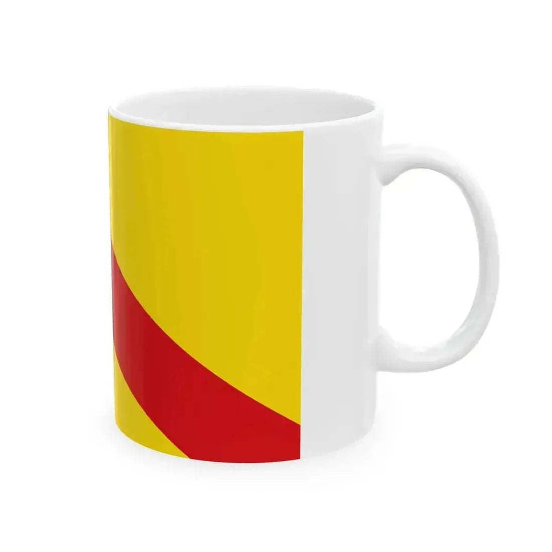Flag of Hove (Belgium) White Coffee Mug - Go Mug Yourself