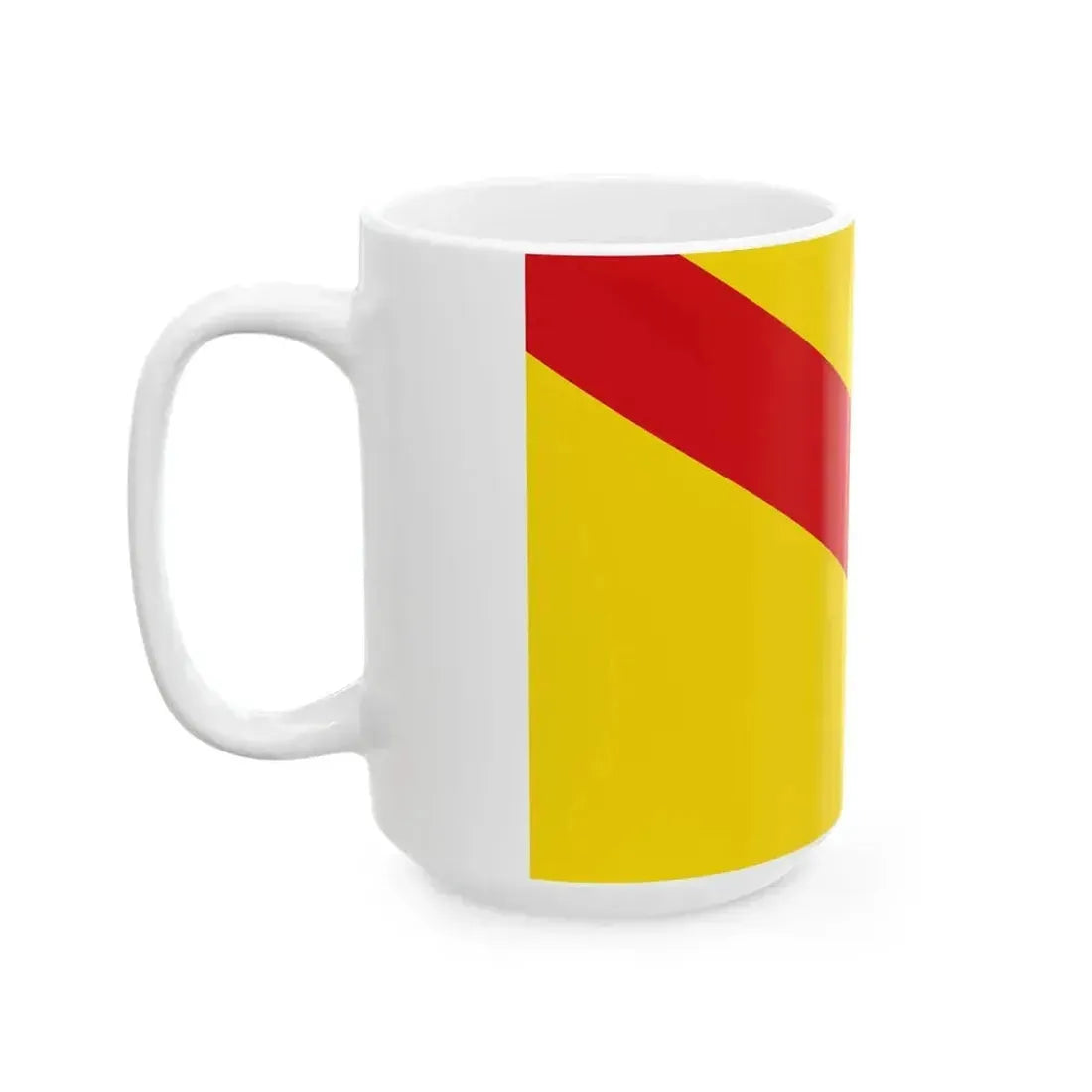 Flag of Hove (Belgium) White Coffee Mug - Go Mug Yourself