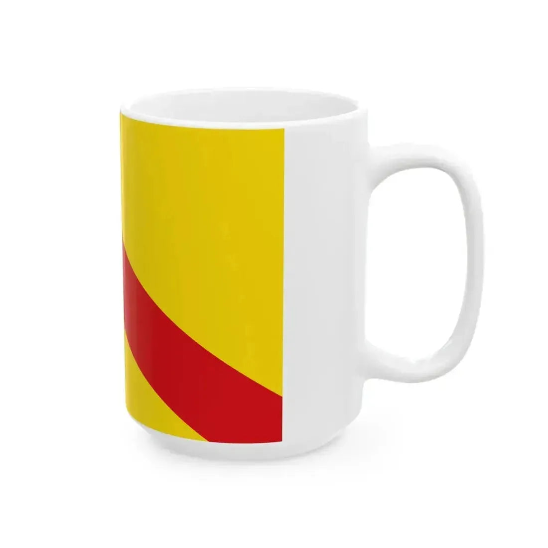 Flag of Hove (Belgium) White Coffee Mug - Go Mug Yourself
