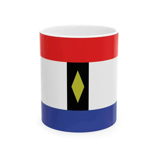 Flag of Howe TX (United States) White Coffee Mug 11oz - Go Mug Yourself