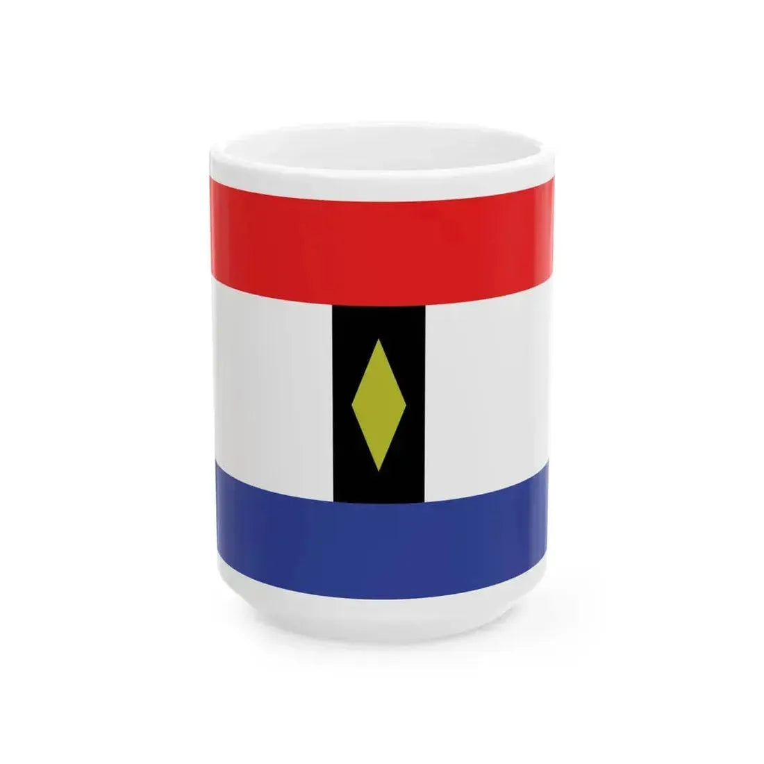 Flag of Howe TX (United States) White Coffee Mug 15oz - Go Mug Yourself