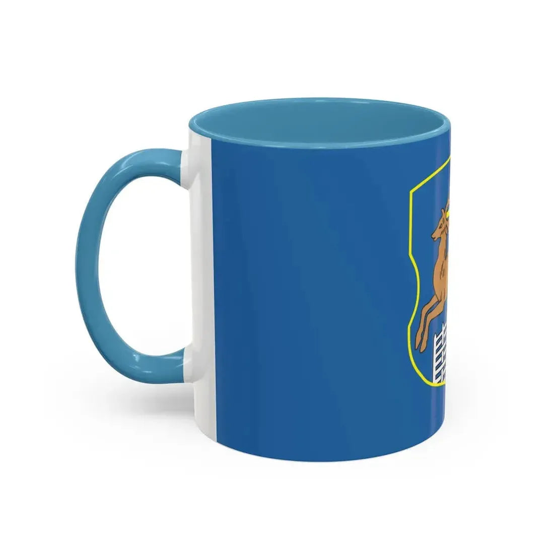 Flag of Hrodna Horadnia Grodno Russia - Accent Coffee Mug - Go Mug Yourself