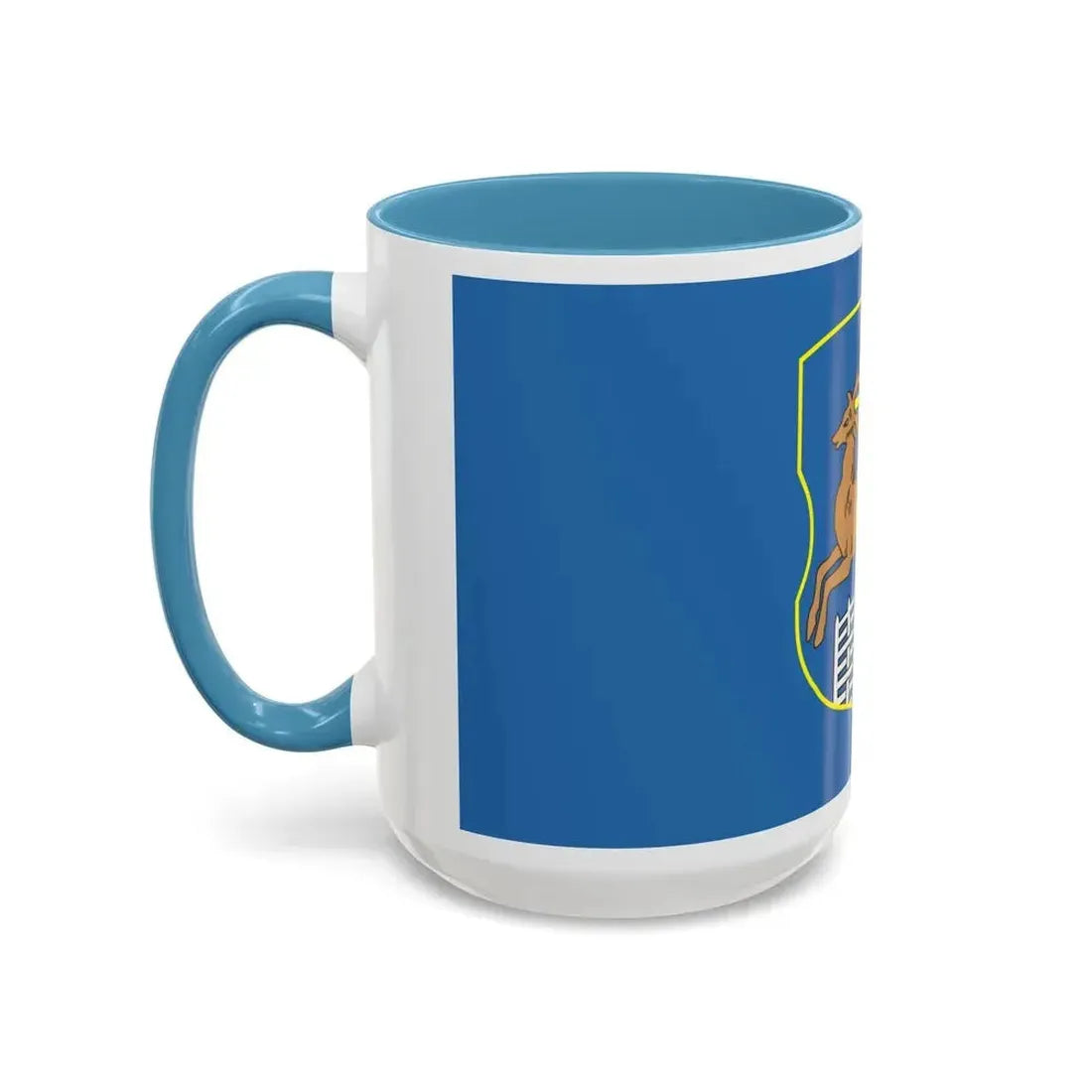 Flag of Hrodna Horadnia Grodno Russia - Accent Coffee Mug - Go Mug Yourself