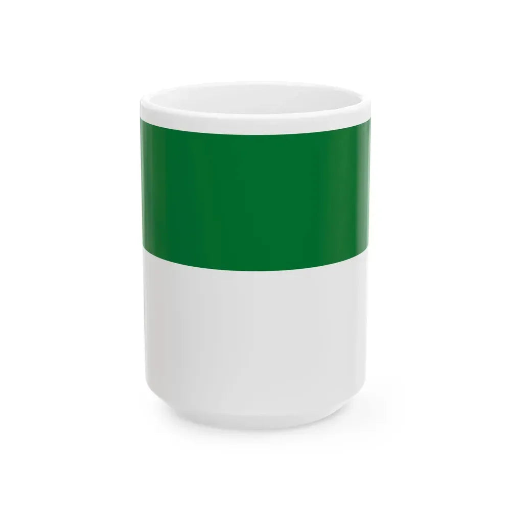 Flag of Huacareta Bolivia (Bolivia) White Coffee Mug 15oz - Go Mug Yourself