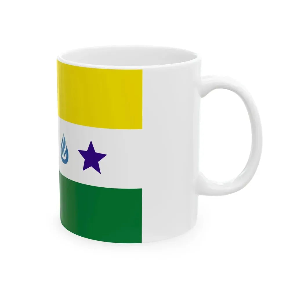 Flag of Huacaya Bolivia (Bolivia) White Coffee Mug - Go Mug Yourself