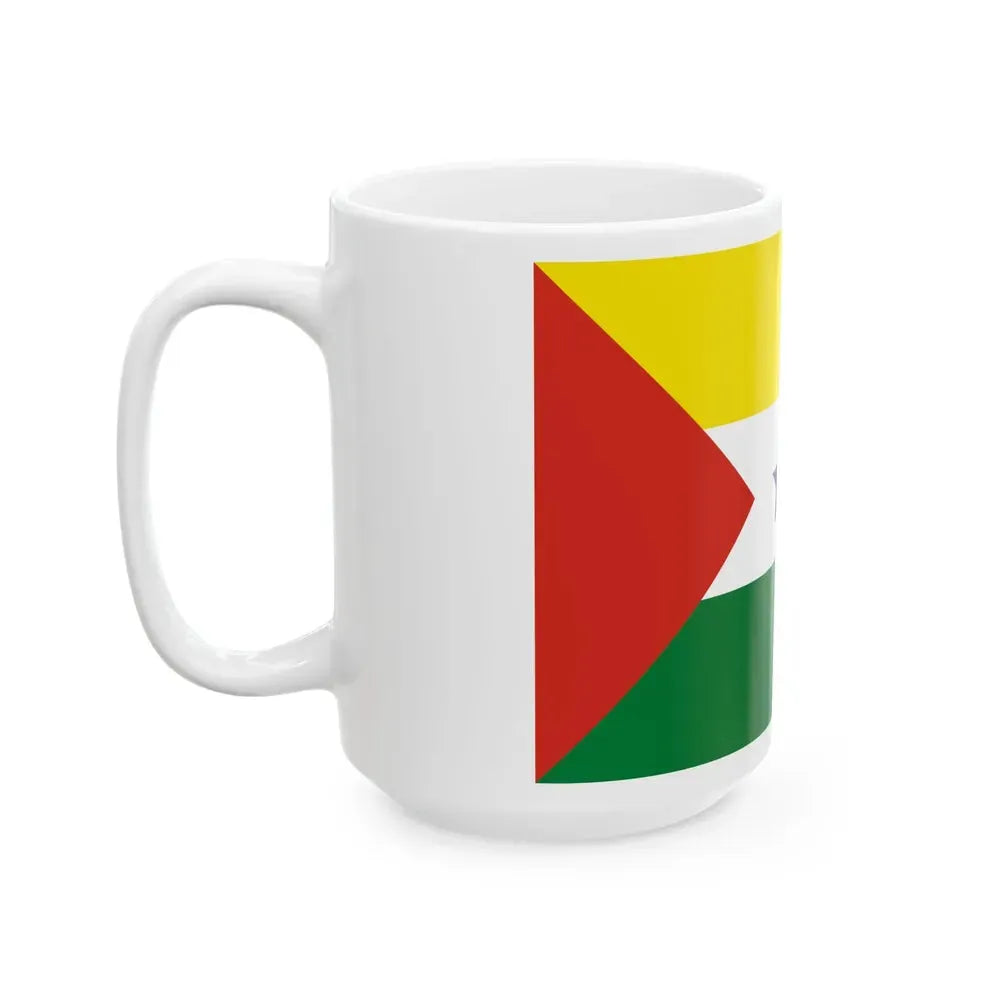 Flag of Huacaya Bolivia (Bolivia) White Coffee Mug - Go Mug Yourself