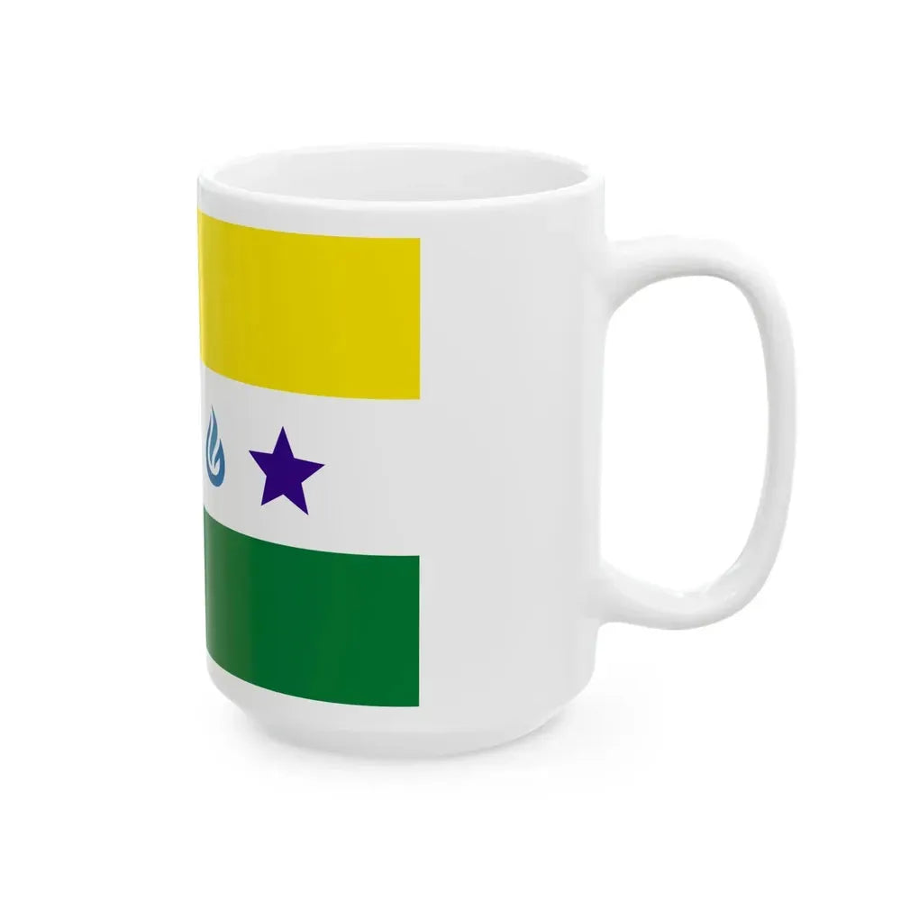 Flag of Huacaya Bolivia (Bolivia) White Coffee Mug - Go Mug Yourself