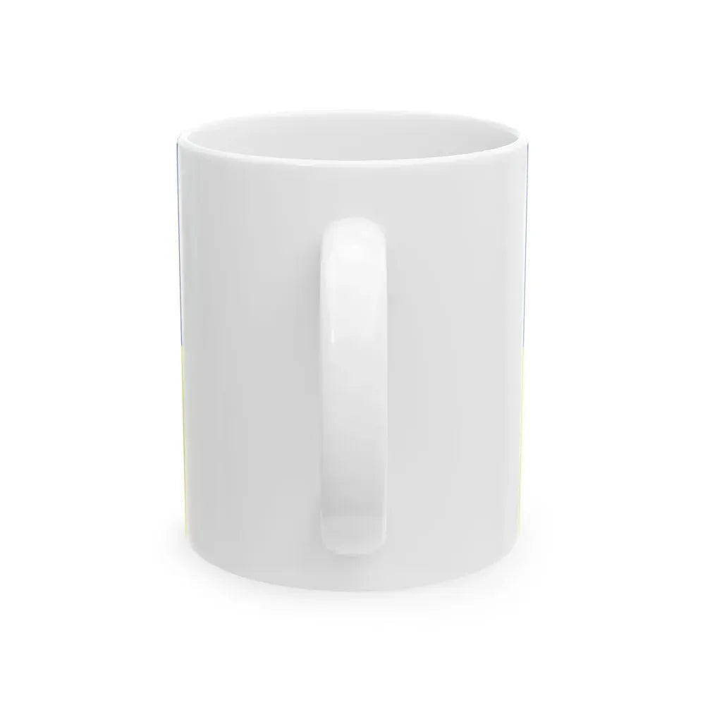 Flag of Huanuni Bolivia (Bolivia) White Coffee Mug - Go Mug Yourself