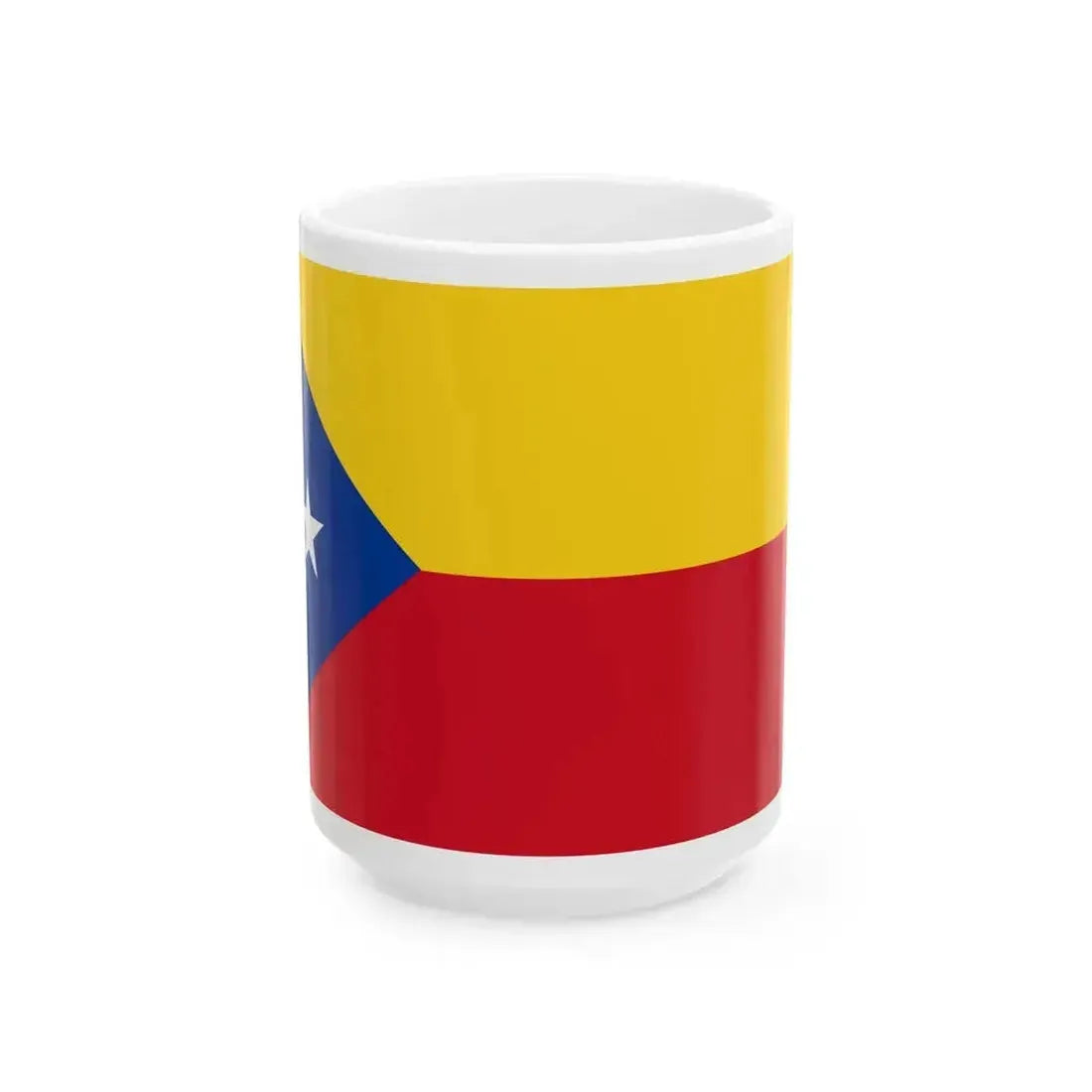 Flag of Huaquillas (Ecuador) White Coffee Mug 15oz - Go Mug Yourself