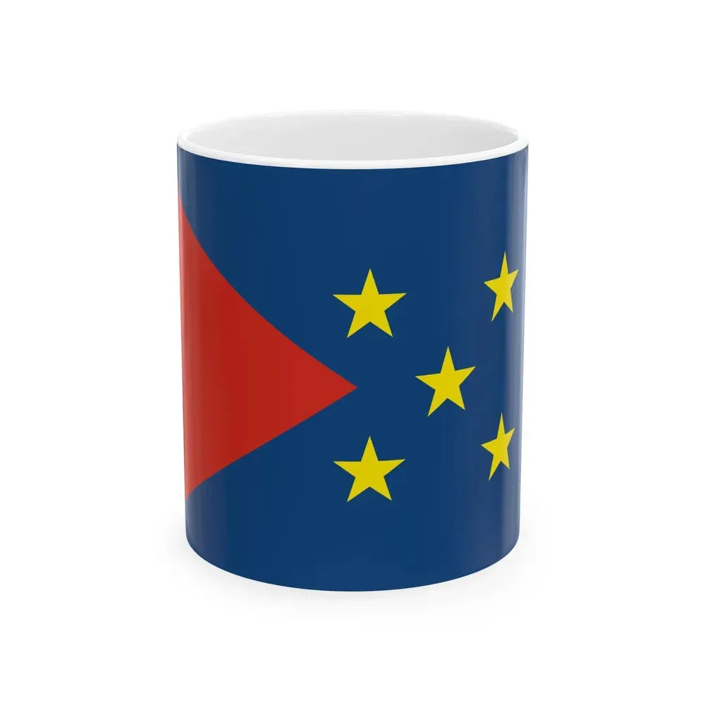 Flag of Huarina Bolivia (Bolivia) White Coffee Mug 11oz - Go Mug Yourself