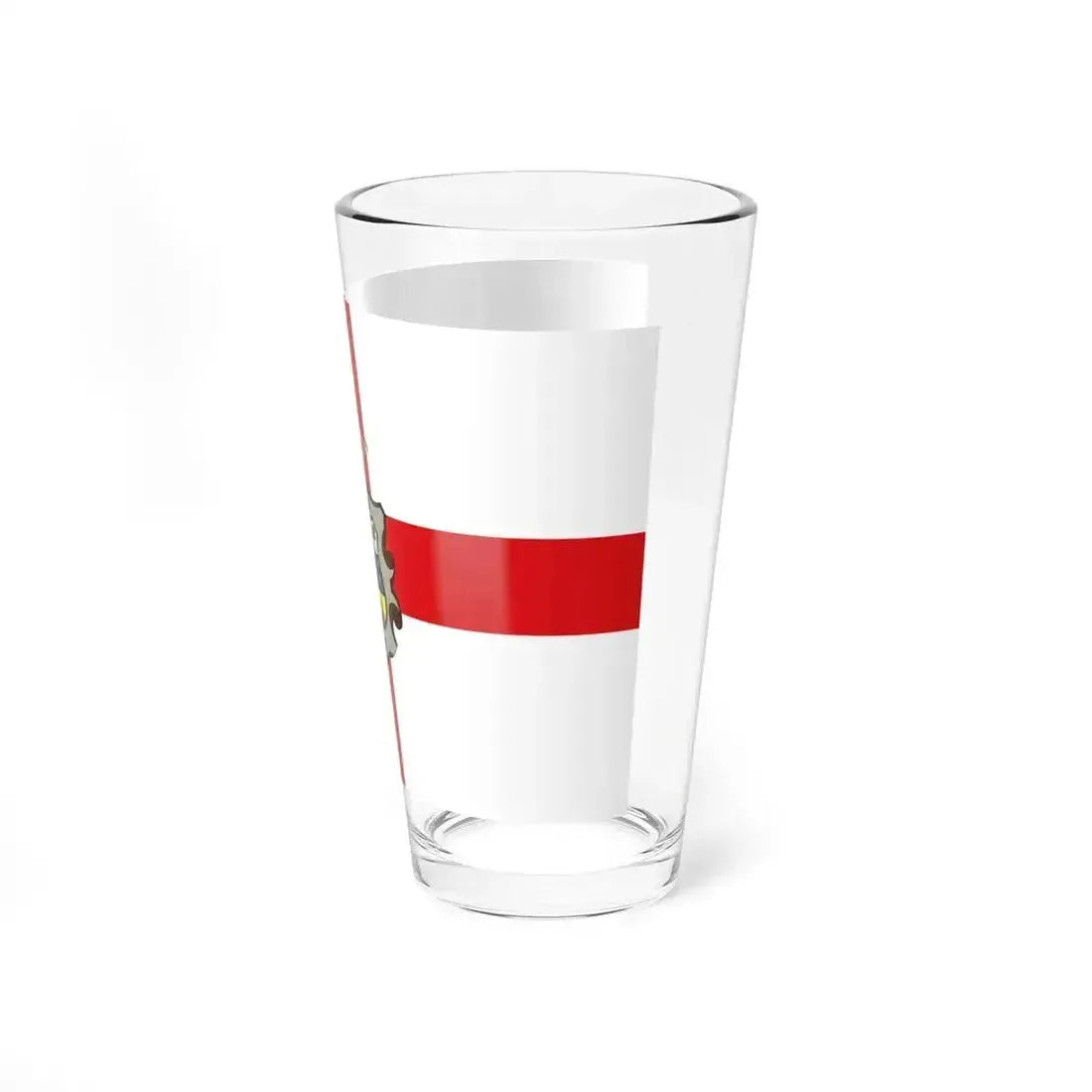 Flag of Huesca Spain - Pint Glass 16oz - Go Mug Yourself