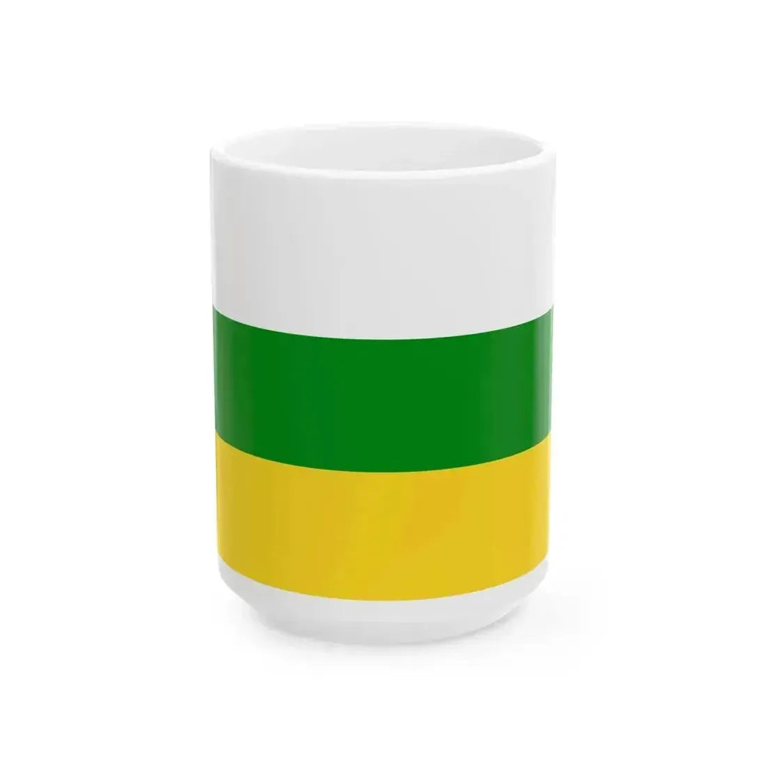 Flag of Huila (Colombia) White Coffee Mug 15oz - Go Mug Yourself