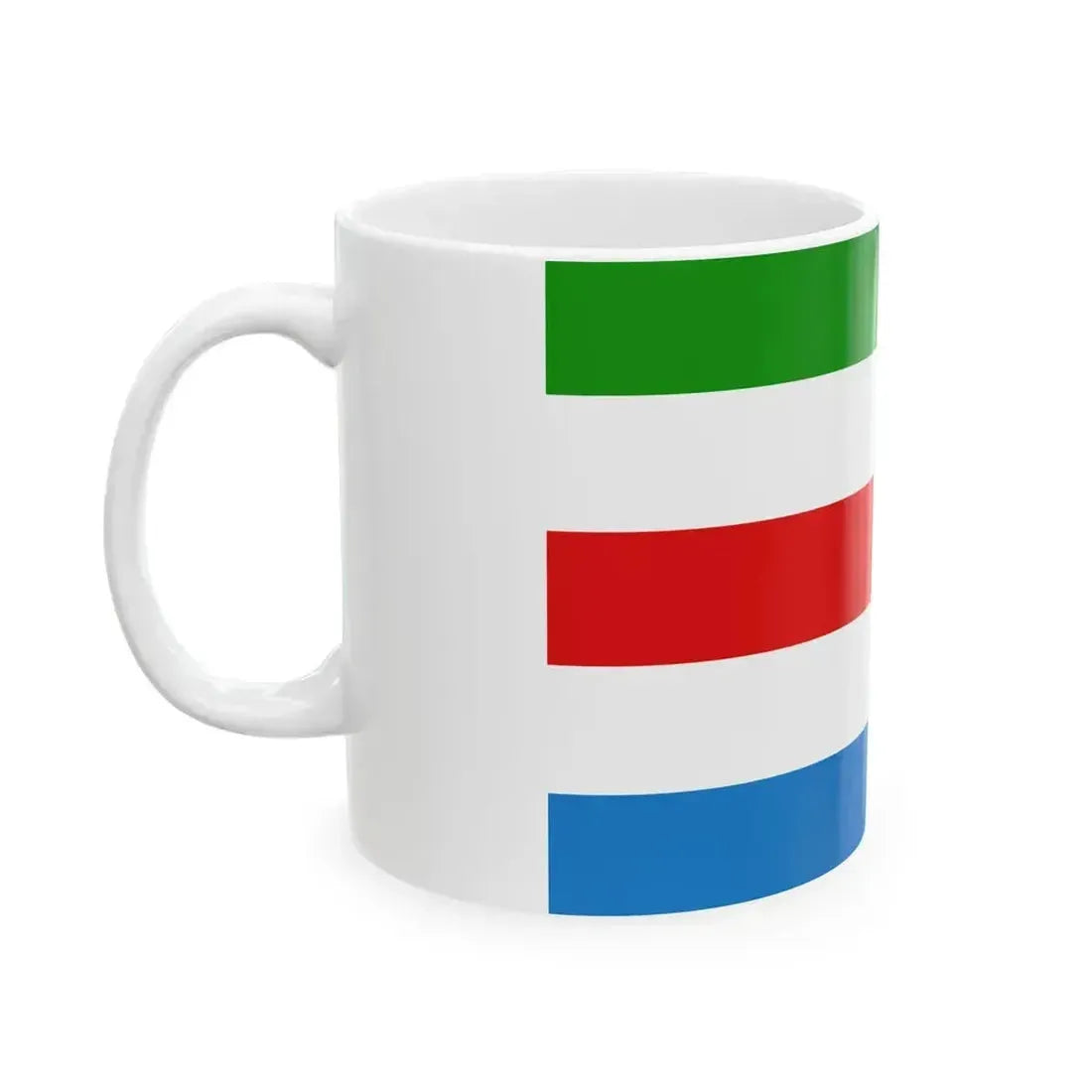 Flag of Huldenberg (Belgium) White Coffee Mug - Go Mug Yourself