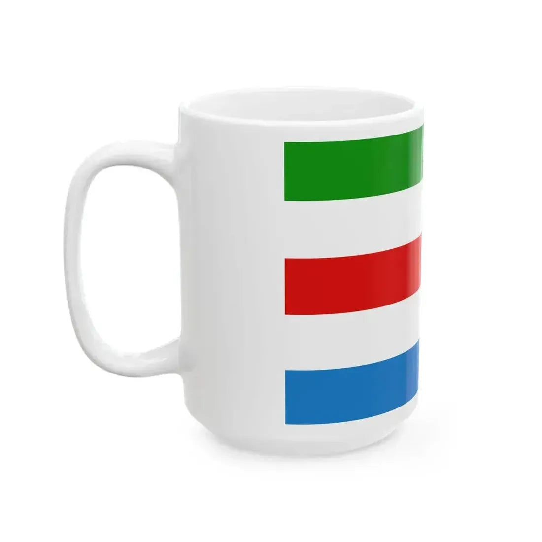Flag of Huldenberg (Belgium) White Coffee Mug - Go Mug Yourself