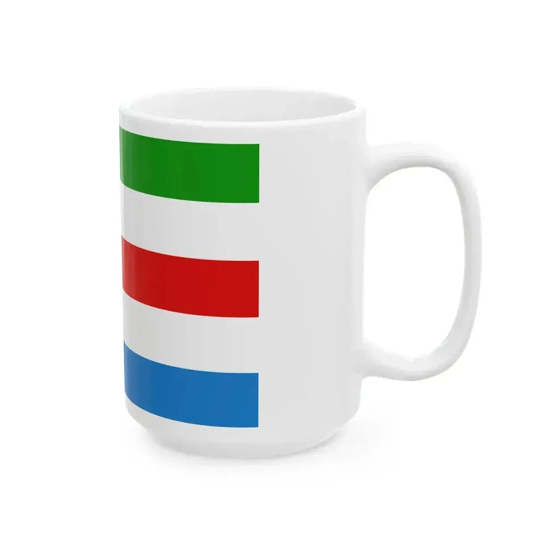Flag of Huldenberg (Belgium) White Coffee Mug - Go Mug Yourself