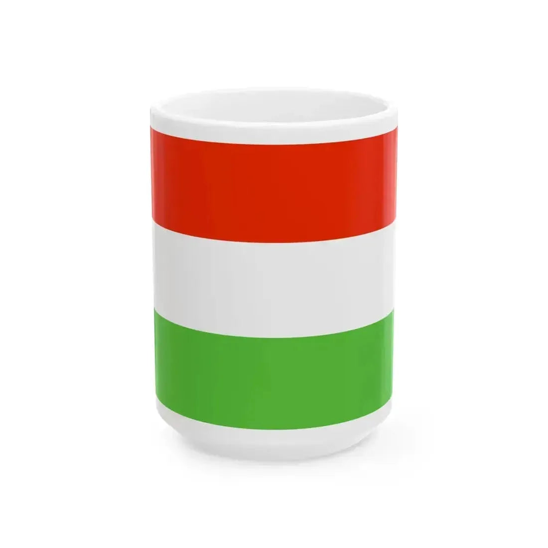 Flag of Hungary WFB 2000 (Hungary) White Coffee Mug 15oz - Go Mug Yourself