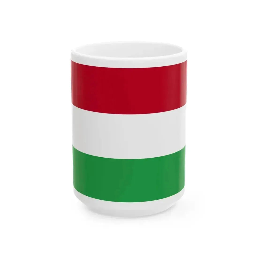 Flag of Hungary WFB 2004 (Hungary) White Coffee Mug 15oz - Go Mug Yourself