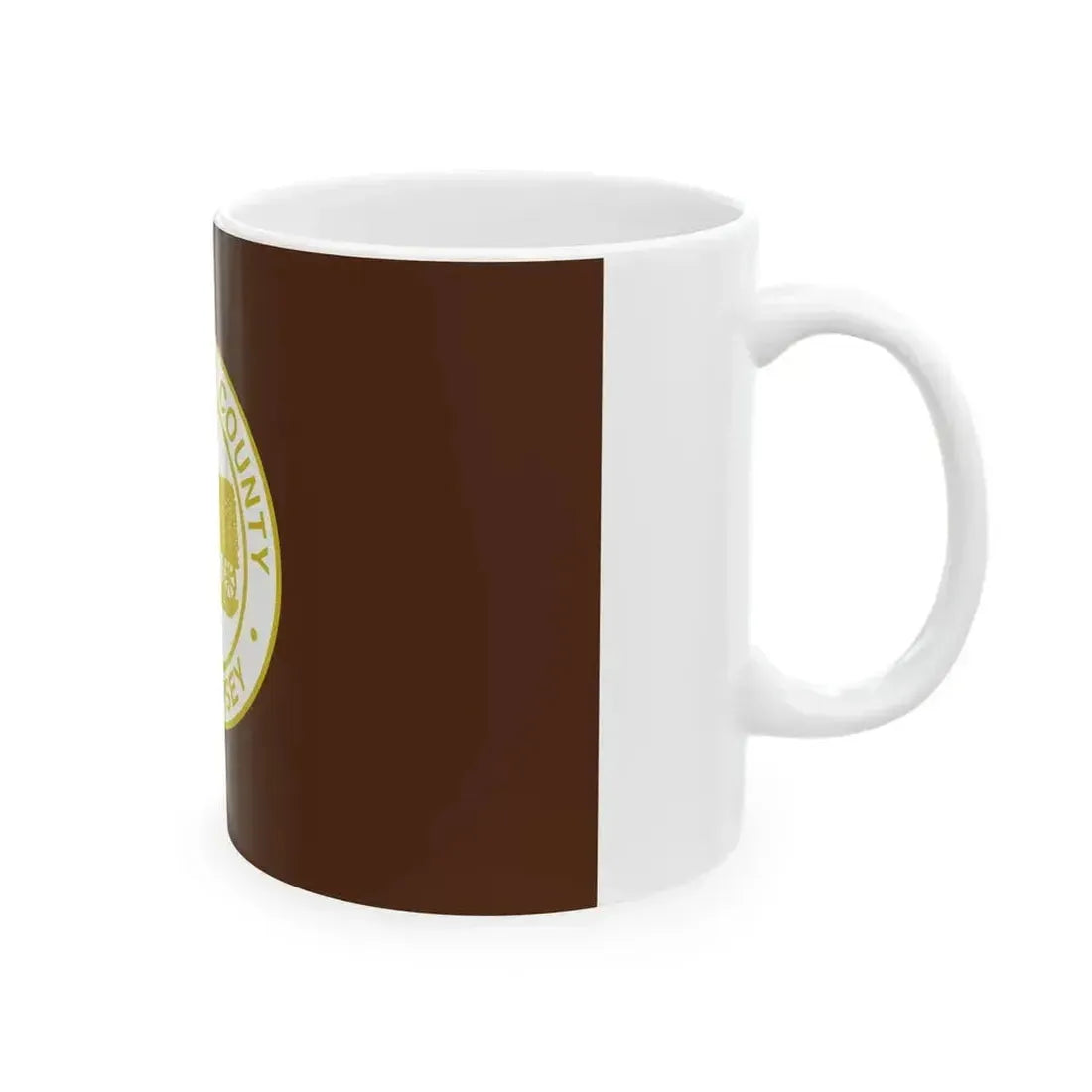 Flag of Hunterdon County New Jersey (United States) White Coffee Mug - Go Mug Yourself