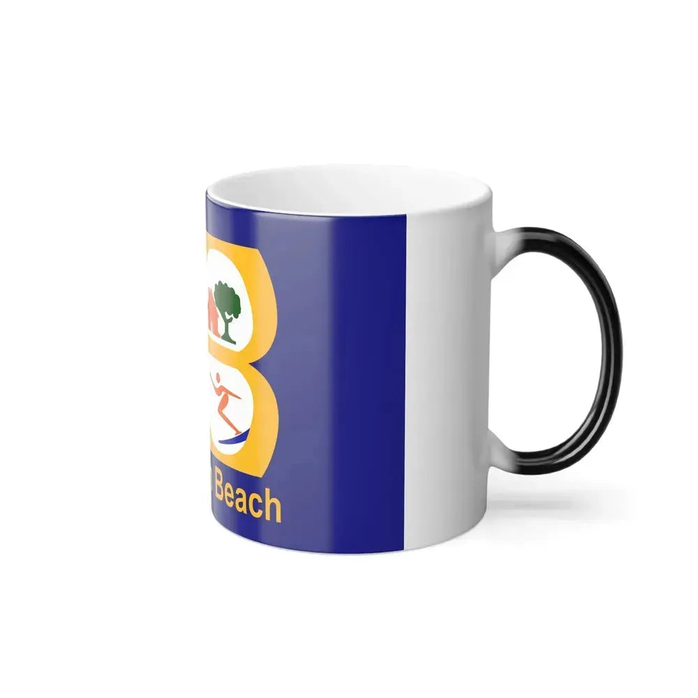 Flag of Huntington Beach, California - Color Changing Coffee Mug - Go Mug Yourself