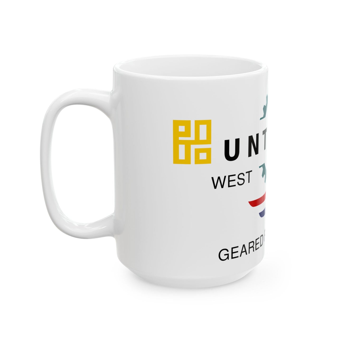 Flag of Huntington West Virginia Until 2004 (United States) White Coffee Mug-Go Mug Yourself