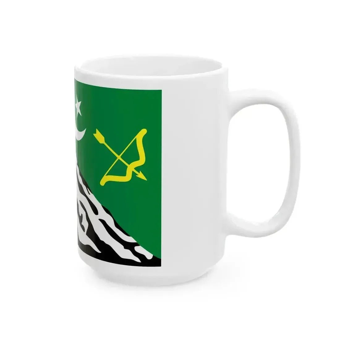 Flag of Hunza (Pakistan) White Coffee Mug - Go Mug Yourself