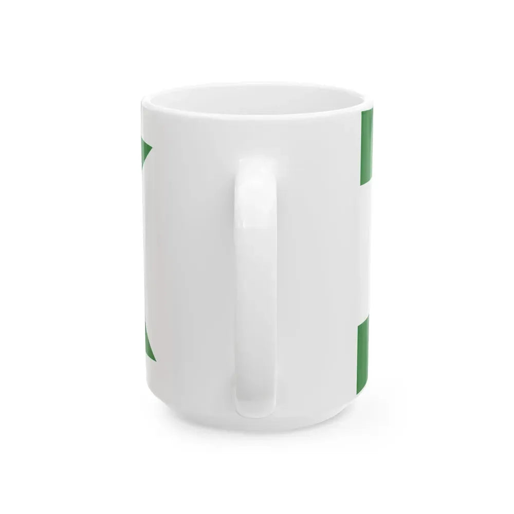 Flag of Huron County Ohio (United States) White Coffee Mug - Go Mug Yourself