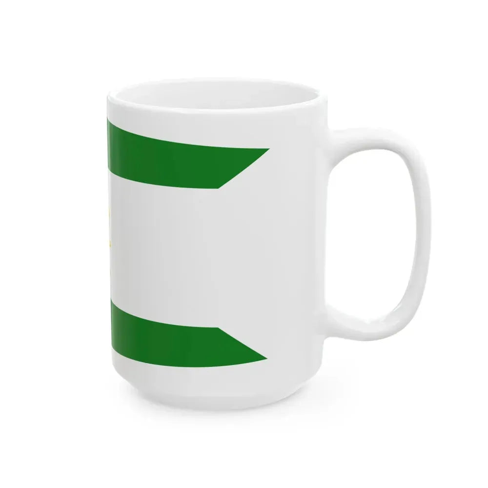 Flag of Huron County Ohio (United States) White Coffee Mug - Go Mug Yourself
