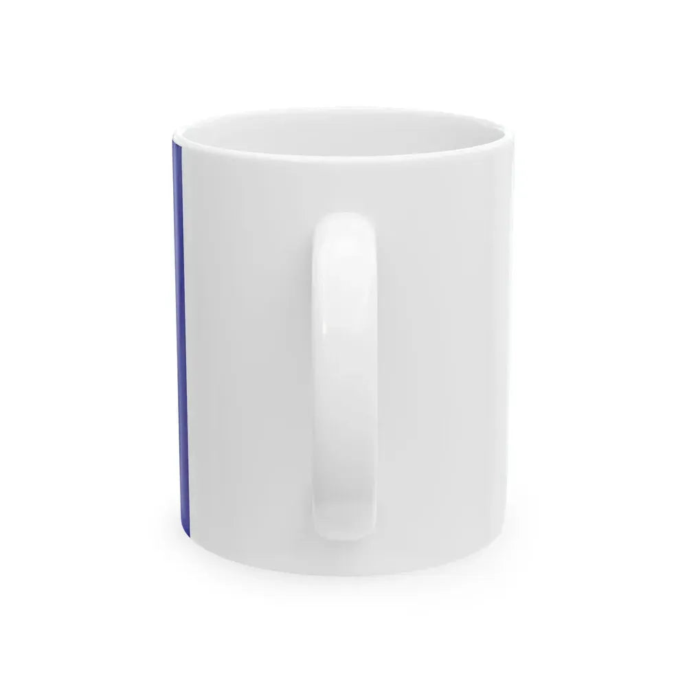 Flag of Hutchinson Kansas (United States) White Coffee Mug - Go Mug Yourself